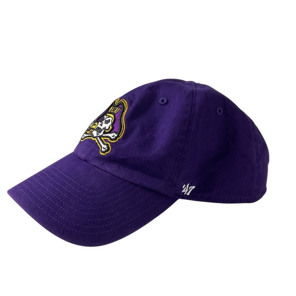 ECU Pirates ’47 Brand Purple Adjustable Baseball Hat East Carolina University - Picture 6 of 11
